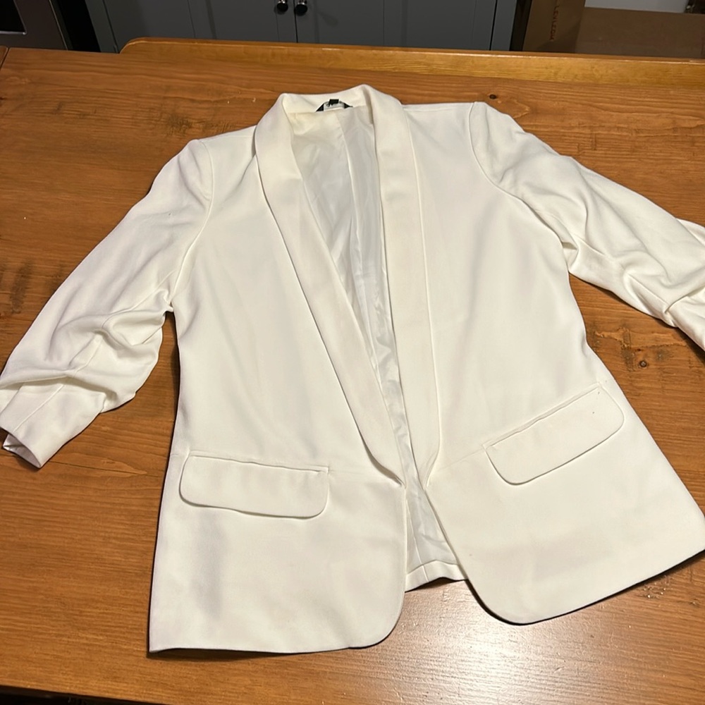 Reitmans 3/4 sleeve open blazer size 12